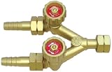サン 二又バルブ アセチレン用 YB-2 548955