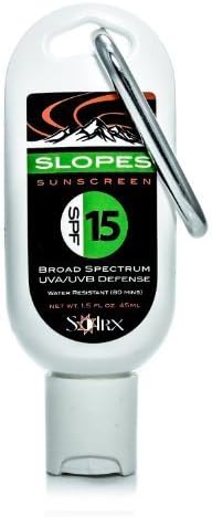 SolRX Slopes SPF 15 Sunscreen Protection Toggle with Carabiner, 1.5-Ounce by SolRX