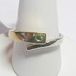 14K Two-Tone Gold Tsavorite Ring