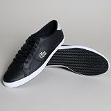 41tgKUTsSkL. SL160  Lacoste Mens Avant Oxford,Black/White,7 M US