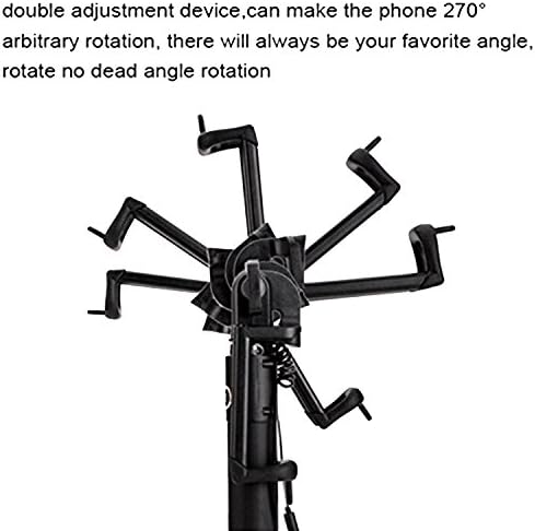 Etterfly Halloween Gift Pocket Size 2015 Newest Upgrade Version Light Weight No Battery No Bluetooth Free Charge Ultra Compact Foldable QuickSnap Selfie Stick Monopod with Adjustable Phone Holder for iPhone 6 6 Plus 5 5s 5c Samsumg Android All Phones (hot pink)