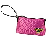 NHL Dallas Stars Pink Quilted Wristlet