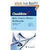 Checkliste Hals-Nasen-Ohren-Heilkunde
