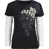 SKIN INDUSTRIES Flow Womens Long Sleeve Tee - Black