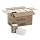 EasyNap 32002 9.85" Length, 6.50" Width Embossed Dispenser Napkin (Case of 6,000)