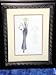 Fashion Art Paris Model Vintage Chic Botique Framed Decor Gallery Print / S3