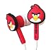 In-Ear Kopfhörer Headphone Ear Buds für Nintendo 3DS "Angry Birds" rot