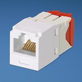 CJ5E88TGWH - Panduit Category 5e Mini-Com TX5e UTP Jack Module, White