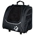 Pet Gear I-GO2 Traveler Roller Backpack, Black