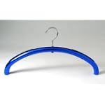 Precision Hanger in Blue With Felt. The Dimple & Crease Free Hanger Solution - 7 Colors Available - Click "2 New" for Other Offers!