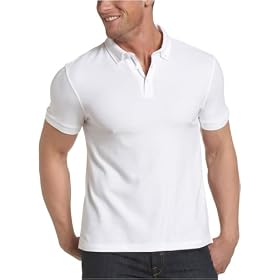 Claiborne by John Bartlett Men's Basketweave Pique Polo