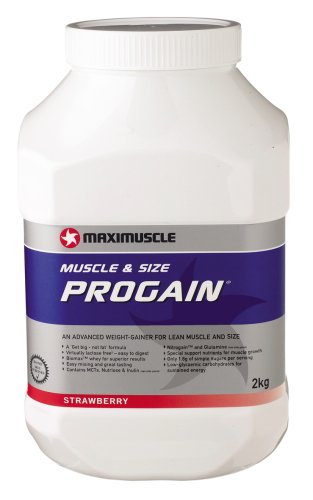 Maximuscle Progain Dietary Supplement  Strawberry 2kg
