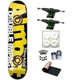 Almost Mullen Line Work Double Impact 8.0 Skateboard Deck Complete