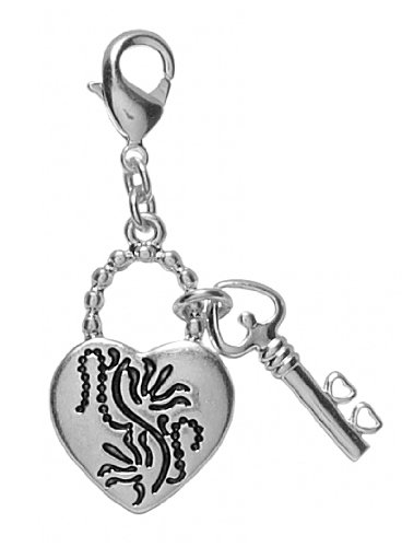 Pilgrim Damen-Charm Herz mit Schl&uuml;ssel silber 560-024 versilbert Preisvergleich