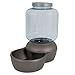 Petmate Mason Inspired Replendish Gravity Feeder, Food Dispenser for Dogs and Cats, 18 lb, Silver