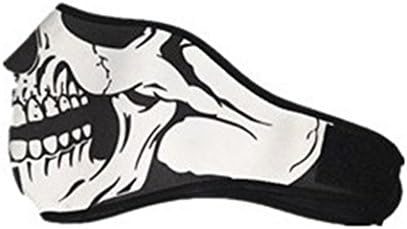 Motorcycle Biking Ski Half Face Mask Ghost Warm Protective For Winter