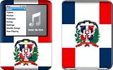 Dominican Republic Flag Design Protective Decal Skin Sticker for Apple iPod nano 3G (3rd Generation) 4GB/ 8GB Player