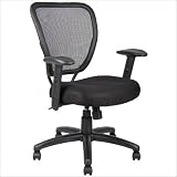 Boss Office Products B6608 Mesh Back Mesh Fabric Seat Ergonomic Desk Chair