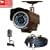 1/3" SONY CCD IR Color Infrared CCTV Camera Outdoor with Free Camera Power Supply And 100ft Video Power Cable free surveillance DeCal IR40SKC 1OF
