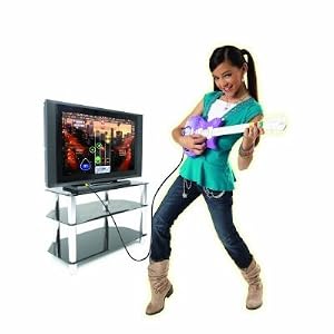 Hannah Montana Guitar Video Game with Bonus Decals to Customize Your Guitar!