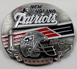 NEW ENGLAND PATRIOTS  BUCKLE (LTD ED) NFL FOOTBALL BUCKLE