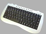 Zoom Produkt-Bild: Mini-Multimedia-Tastatur schwarz-silber f&uuml;r PC Laptop Notebook