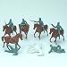 Civil War Union Cavalry: 25 Piece Set of 1:32 Soldier Figures and Horses