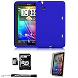 Blue Cover Protective Slim Durable Silicon Skin Case for HTC Flyer 3G WiFi  ....