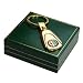 24K Gold Finished Designer Alfa Romeo Keyring Keychain Key fob in Luxury Case