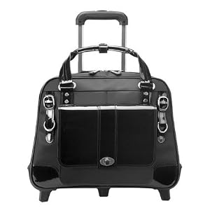 Jessica Rolling Laptop Case - Black