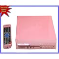 Funky Pink DVD Player with remote DVD MP3 CD-R CD-RW WMA CD DHCD (Region 2)