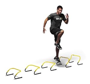 SKLZ Speed Hurdles - 5 Adjustable Height Hurdles with Free SKLZ Carry Bag