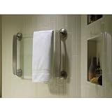 Thermique 24 inch Heated-Glass Towel Warmer in Brushed Nickel