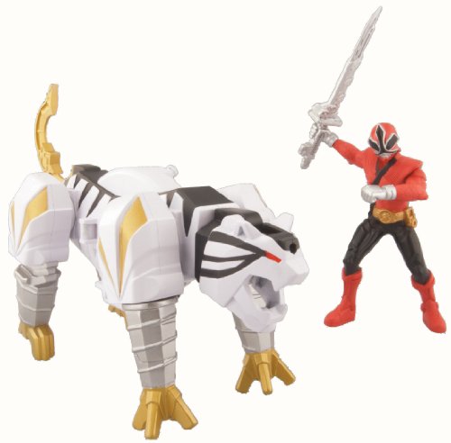 Power Rangers Samurai 31568 - Tiger-Zord mit Roter Ranger Preisvergleich