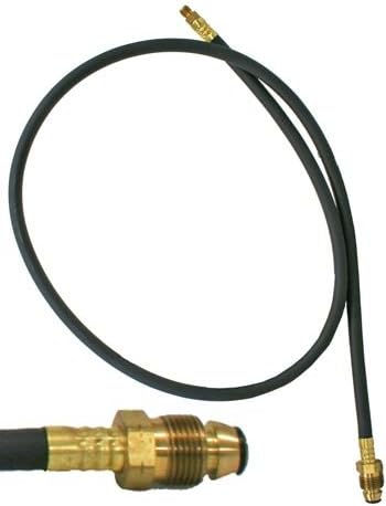 5ft Propane Pigtail Supply Hose (Connect a 16.4/14.1oz Cylinder to Device with 1/4-inch Inverted Female Flare Connection)