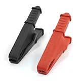 uxcell カー　バッテリー　テスト　クリップ　ウニ　クランプ　73cm　レッド　ブラック　2個