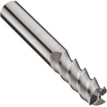 Niagara Cutter C360 Carbide Square Nose End Mills, Inch, Uncoated (Bright) Finish, Finishing Cut, 60 Degree Helix, For Use With All Materials