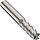 Niagara Cutter C360 Carbide Square Nose End Mills, Inch, Uncoated (Bright) Finish, Finishing Cut, 60 Degree Helix, For Use With All Materials