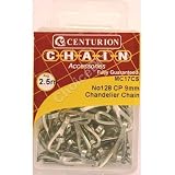 19mm x 2.5m Chrome Plated Chandelier Pre-Cut Chain