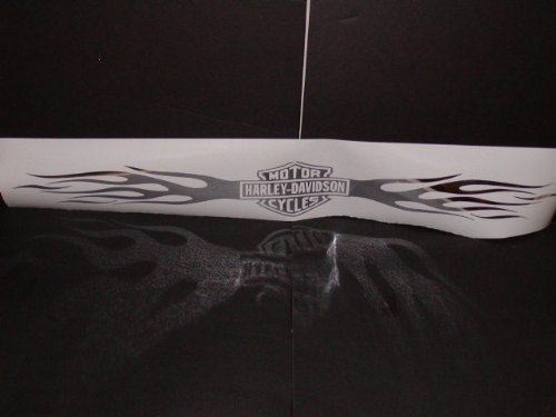 Harley Davidson Flames Windshield Decal Decals Stickers