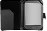 Cimo Kindle 4 (Latest Generation) Leather Folio Cover - Black