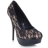 Speed Limit 98 'Sumo' Sexy Platform Lace Pump