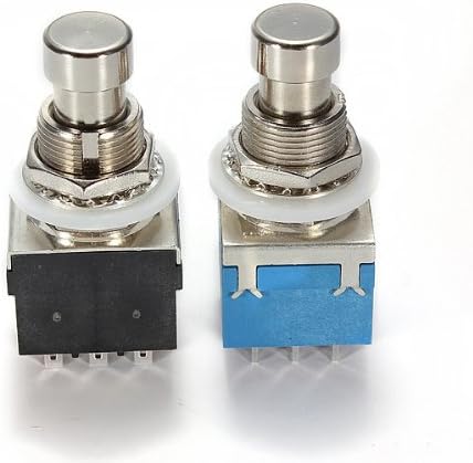 3PDT 9Pin Guitar Effects Pedal Foot Switches Stompbox True Bypass