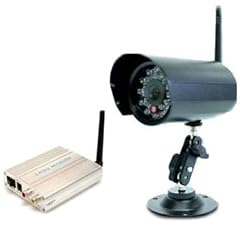 Technaxx MSC03 - Wasserfeste Infrarot CCD Mini Funkkamera + Empf�nger 2,4 GHz schwarz