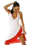 Latino Mini-robe Blanc Rouge (1516)