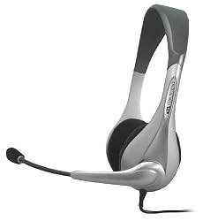 Cyber Acoustics Stereo Headset/Microphone with volume/mute AC-401