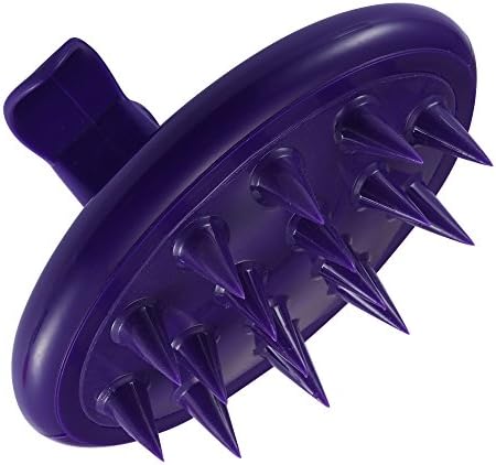 Jinpet Pet Soft Silicone Bristles Massage Brushes For Dogs and Cats (Purple)