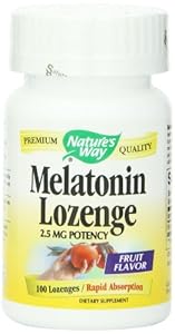 Nature's Way Melatonin Lozenge, 2.5 mg, 100-Count