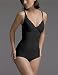 Flexees Women's Instant Slimmer Lace Trim Body Briefer, Black, 40DD