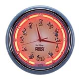 Walt Disney Mickey Mouse & Friends Neon Wall Clock